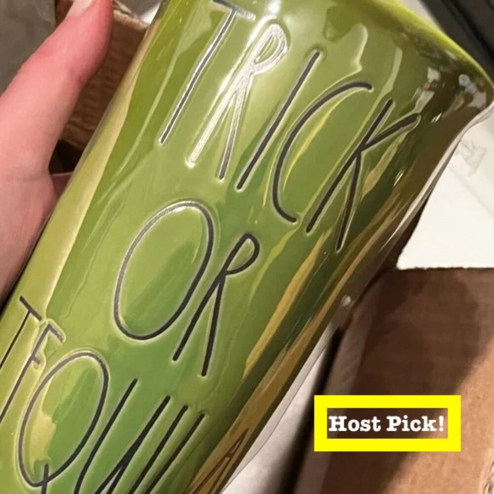 Rae Dunn Trick or Tequila Ceramic Travel Mug‎ (new)